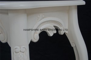 chateau white console table 3