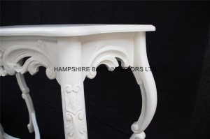 chateau white console table 4