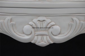 chateau white console table