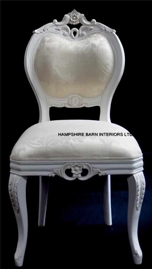 Cau French Style Boudoir Ornate, White French Provincial Desk Chair