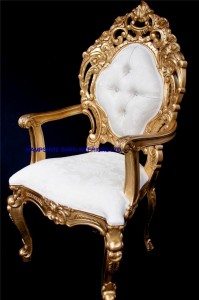 royal palace wedding set gold and ivory cream one sofa and two thrones all highly carved from mahogany.5