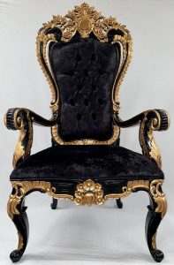 emperor great throne black gold 